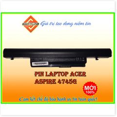Pin Thay Thế Laptop Acer Aspire 4745G - Dung Lượng 4400mAh-5200mAh, Thời Gian Sử Dụng 1h20'-2h30' - Hàng Mới 100%