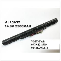 Pin Laptop Acer Aspire E5-473 E5-473T E5-473G E5-553G V3-574G V3-574T V3-574TG AL15A32 - Pin Zin 2500mAh 4 Cell 14.8V Mới 100%