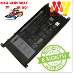 Pin Laptop Dell Vostro 5468 5568 P62F001 - Pin Li-ion 3500mAh, Bảo Hành 6 Tháng, Tương Thích Nhiều Dòng Máy
