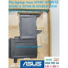 Pin Laptop Chính Hãng Asus S510U S510UQ S510UA S510UR S510UF - Pin 42w B31N1637 C31N1637 Đen, Bảo Hành Đổi Mới 100%