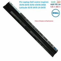 [Pin zin] Pin Laptop Dell vostro inspiron  3578 3478 3576 V3478 3458 5100 Latitude 3570 3470 14-3470 PHỤ KIỆN LAPTOP