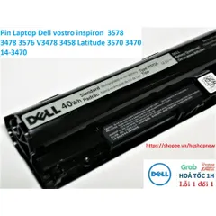 [Pin zin] Pin Laptop Dell vostro inspiron  3578 3478 3576 V3478 3458 5100 Latitude 3570 3470 14-3470 PHỤ KIỆN LAPTOP