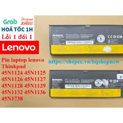 [Pin zin] Pin laptop lenovo Thinkpad 45N1124 45N1125 45N1126 45N1127 45N1128 45N1129 45N1132 45N1136 45N1738 PHỤ KIỆN LA