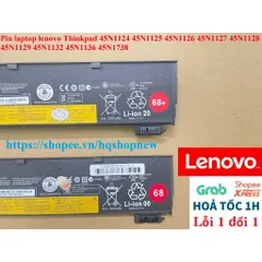 [Pin zin] Pin laptop lenovo Thinkpad 45N1124 45N1125 45N1126 45N1127 45N1128 45N1129 45N1132 45N1136 45N1738 PHỤ KIỆN LA