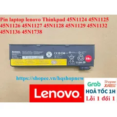 [Pin zin] Pin laptop lenovo Thinkpad 45N1124 45N1125 45N1126 45N1127 45N1128 45N1129 45N1132 45N1136 45N1738 PHỤ KIỆN LA