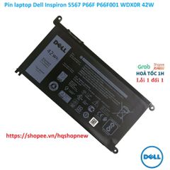 Pin Laptop Dell Inspiron 5567 P66F P66F001 WDX0R 42W Chính Hãng - Phụ Kiện Laptop Đen Mới 100%