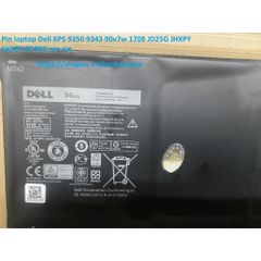 Pin Laptop Chính Hãng Dell XPS 9350/9343 - Pin Mới 100%, Bảo Hành Chất Lượng Cao, Phụ Kiện Thiết Bị Số