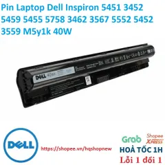 [Pin zin] Pin Laptop Dell Inspiron 5451 3452 5459 5455 5758 3462 3567 5552 5452 3559 M5y1k 40W PHỤ KIỆN LAPTOP