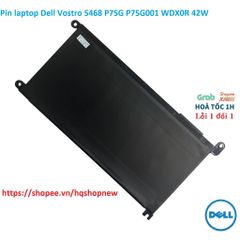 Pin Laptop Chính Hãng Dell Vostro 5468 P75G P75G001 42W - Phụ Kiện Laptop Đen, Bảo Hành Tận Tâm, Chất Lượng Đảm Bảo