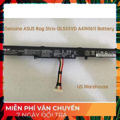 Pin Laptop Asus Chính Hãng 4 Cell A41N1611 - Phụ Kiện Gaming Đen cho GL553V GL553VD GL553VE GL553VL - Bảo Hành 100%