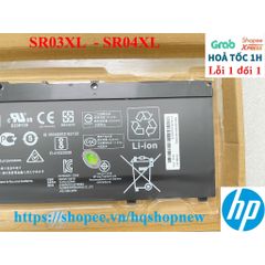 Pin Laptop HP SR03XL SR04xl cho các dòng 15-CX, 15-CB, 17-CD, OMEN 15-CE, 15-DC, 17-CB và ZBOOK 15V G5 - Pin mới 100% chất lượng cao