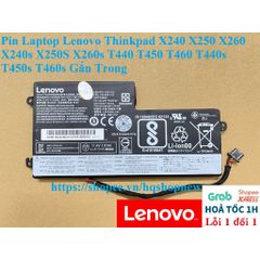 Pin Laptop Lenovo Thinkpad 24Wh Chính Hãng Gắn Trong cho X240 X250 X260 T440 T450 T460 - Bảo Hành 100%