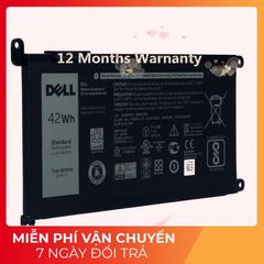 Pin Laptop Dell Inspiron 14 7460 5765 5767 WDX0R 42Wh - Phụ Kiện Chính Hãng Đen, Bảo Hành Mới 100%