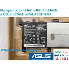 Pin Laptop Asus A556U A556UA A556UR A556UB A556UF A556UJ C21N1509 - Pin Chính Hãng, Mới 100%, Bảo Hành Đổi Mới 100%