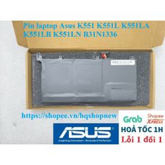 Pin Laptop Asus K551 K551L K551LA K551LB K551LN B31N1336 - Pin 6 Cell Chính Hãng, Mới 100% với Bảo Hành Đổi Mới