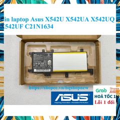 Pin Laptop Chính Hãng Asus X542U X542UA X542UQ X542UF C21N1634 - Bảo Hành 100% - Phụ Kiện Laptop Chất Lượng Cao