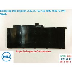 Pin Laptop Dell Inspiron 7537 Chính Hãng 58Wh - Phụ Kiện Laptop Đen, Thời Gian Sử Dụng Bền Bỉ, Bảo Hành Nghiêm Túc