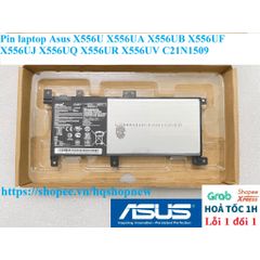 Pin Laptop Asus X556U C21N1509 - Chính Hãng, Mới 100%, 38w, Bảo Hành Đổi Mới, Phụ Kiện Laptop Đen