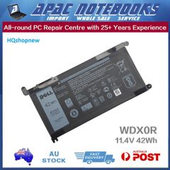 Pin Laptop Chính Hãng Dell Inspiron 5378, 13-5378, P69G, P69G001, P58F, P58F001 WDX0R 42W - Phụ Kiện Laptop Đen 100% mới