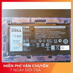 Pin laptop Dell Inspiron 15 5576/5577/7557/7566/7759 - Pin zin 74w màu đen cho hiệu suất tối ưu, chính hãng thiết kế bởi Dell