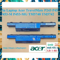 [ Pin zin ] Pin Laptop Acer TravelMate P243 P453 P453-M P453-MG TM5740 TM5742 PHỤ KIỆN LAPTOP