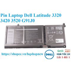 Pin Laptop Dell Latitude G91J0 41Wh, Thay Thế Cho Model 3320 3420 3520, Đen - Phụ Kiện Chất Lượng Cao Chính Hãng