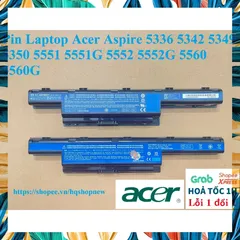 [Pin zin] Pin Laptop Acer Aspire 5336 5342 5349 5350 5551 5551G 5552 5552G 5560 5560G PHỤ KIỆN LAPTOP