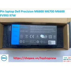 [Pin zin 97W] Pin laptop Dell Precision M6800 M6700 M6600 FV993 97W PHỤ KIỆN LAPTOP