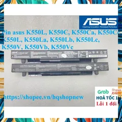 [Pin zin] Pin asus K550L, K550C, K550Ca, K550Cc, K550L, K550La, K550Lb, K550Lc, K550V, K550Vb, K550Vc PHỤ KIỆN LAPTOP