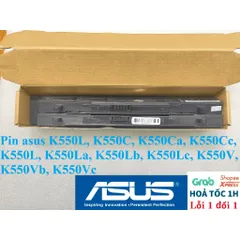 [Pin zin] Pin asus K550L, K550C, K550Ca, K550Cc, K550L, K550La, K550Lb, K550Lc, K550V, K550Vb, K550Vc PHỤ KIỆN LAPTOP