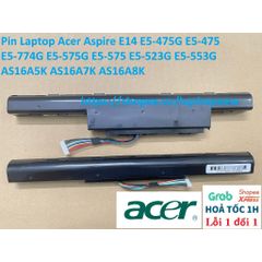 [Pin zin] Pin Laptop Acer Aspire E14 E5-475G E5-475 E5-774G E5-575G E5-575 E5-523G E5-553G AS16A5K AS16A7K AS16A8K PHỤ K