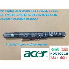 [Pin zin] Pin Laptop Acer Aspire E14 E5-475G E5-475 E5-774G E5-575G E5-575 E5-523G E5-553G AS16A5K AS16A7K AS16A8K PHỤ K