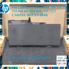 Pin Laptop HP EliteBook 740 745 750 755 840 845 850 855 - G1 G2 CM03XL HSTNN-IB4R - Pin Mới 100% Chất Lượng Cao