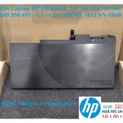 Pin Laptop HP EliteBook 740 745 750 755 840 845 850 855 - G1 G2 CM03XL HSTNN-IB4R - Pin Mới 100% Chất Lượng Cao