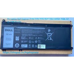 Pin Laptop Dell Inspiron 7778 7779 7773 7577 7353 33YDH 7588 - Pin Chính Hãng Đen 56 Wh - Phụ Kiện Laptop Uy Tín
