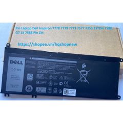 Pin Laptop Dell Inspiron 7778 7779 7773 7577 7353 33YDH 7588 - Pin Chính Hãng Đen 56 Wh - Phụ Kiện Laptop Uy Tín