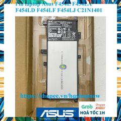 Pin Laptop Asus C21N1401 Chính Hãng Cho F454L F454LA F454LD F454LF F454LJ - Đen, Bảo Hành 100%