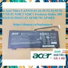 Pin Laptop Acer Nitro 5 AN515 - Helios 300 PH315-52 - Pin Mới 100%, Chất Lượng Cao, Bảo Hành Nhanh chóng, Thay thế Dễ dàng