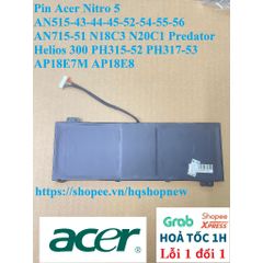 Pin Laptop Acer Nitro 5 AN515 - Helios 300 PH315-52 - Pin Mới 100%, Chất Lượng Cao, Bảo Hành Nhanh chóng, Thay thế Dễ dàng