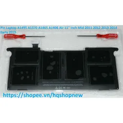 Pin Laptop MacBook Air 11 inch A1495 A1370 A1465 A1406 - Phụ Kiện Chính Hãng, Bảo Hành 100% Trong 1 Năm