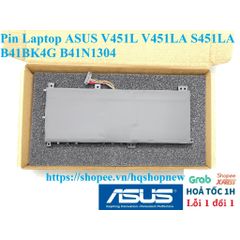 Pin Laptop ASUS V451L V451LA S451LA B41BK4G B41N1304 - Phụ Kiện Chính Hãng, Đen, 46W, Bảo Hành Mới 100%