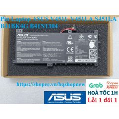 Pin Laptop ASUS V451L V451LA S451LA B41BK4G B41N1304 - Phụ Kiện Chính Hãng, Đen, 46W, Bảo Hành Mới 100%
