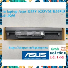 Pin laptop Asus K55V K55VM K55VD A41-K55 PHỤ KIỆN LAPTOP