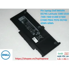 Pin laptop Dell Latitude 5300 5310 7300 7400 E5300 E7300 E7400 MXV9V 0G74G P96G P97G 42Wh 60Wh PHỤ KIỆN LAPTOP