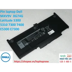 Pin laptop Dell Latitude 5300 5310 7300 7400 E5300 E7300 E7400 MXV9V 0G74G P96G P97G 42Wh 60Wh PHỤ KIỆN LAPTOP