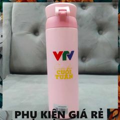 Bình Giữ Nhiệt LocknLock Wannabe One Touch 450ml Màu Hồng - Phiên Bản VTV, Nắp Bật Tiện Lợi, Giữ Nhiệt Nóng Lạnh An Toàn