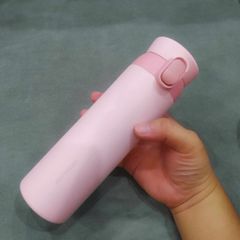 Bình Giữ Nhiệt LocknLock Wannabe One Touch 450ml Màu Hồng - Phiên Bản VTV, Nắp Bật Tiện Lợi, Giữ Nhiệt Nóng Lạnh An Toàn