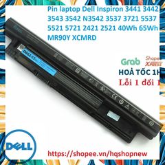 Pin laptop Dell Inspiron 3441 3442 3543 3542 N3542 3537 3721 5537 5521 5721 2421 2521 40Wh 65Wh MR90Y XCMRD PHỤ KIỆN LAP