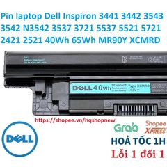 Pin laptop Dell Inspiron 3441 3442 3543 3542 N3542 3537 3721 5537 5521 5721 2421 2521 40Wh 65Wh MR90Y XCMRD PHỤ KIỆN LAP