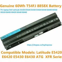 Pin laptop Dell Latitude E5530 E5520 E5430 E5420 E6540 E6440 E6530 E6520 E6430 E6420 PHỤ KIỆN LAPTOP